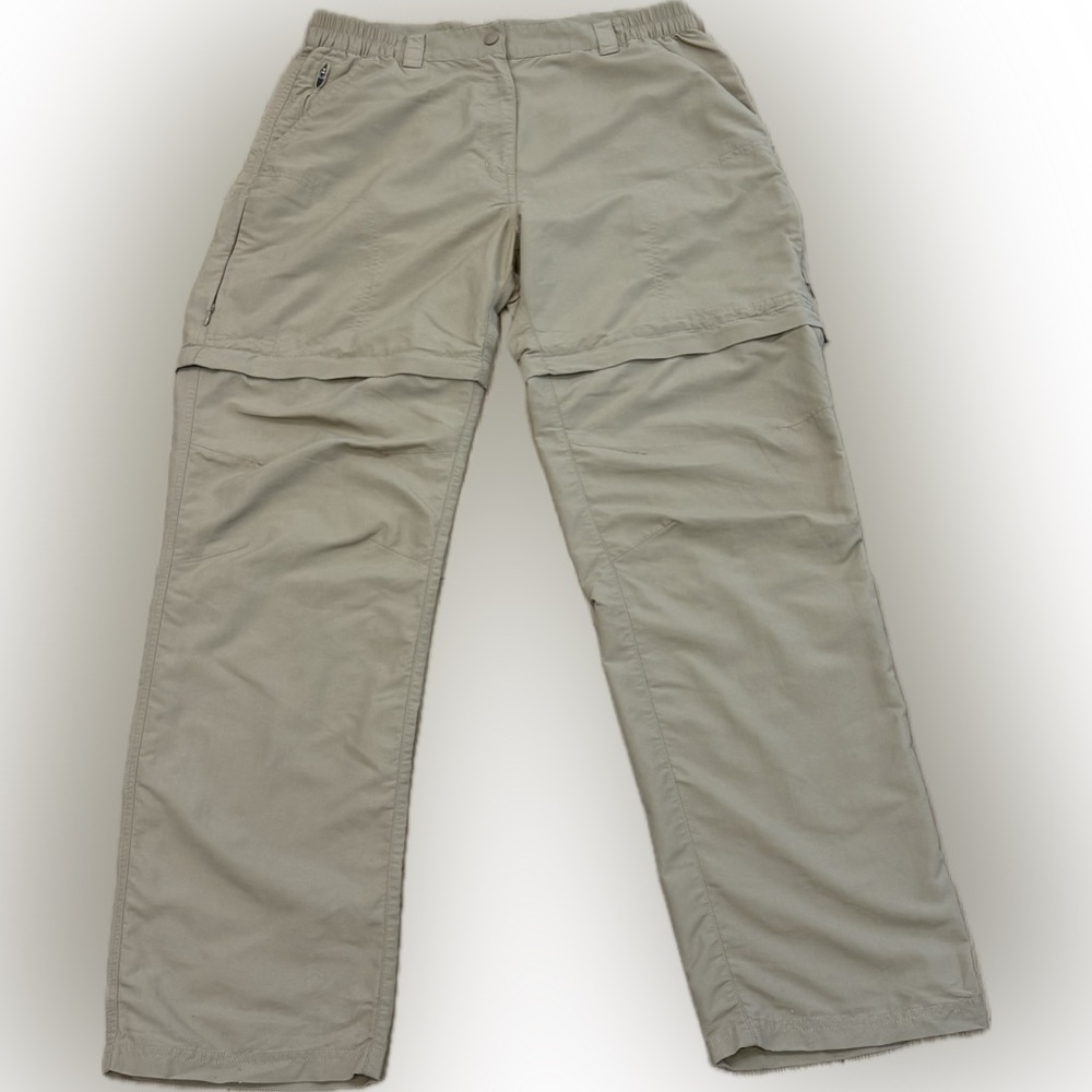 L.L. Bean No Fly Zone Zip Off Hiking Pants Khaki M Reg